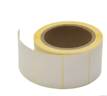 CS05y -102mm*76 Klebeetiketten, halbglänzendes Papier, mattes Klebepapier, weiße Thermoetiketten zum Versand, Rolle